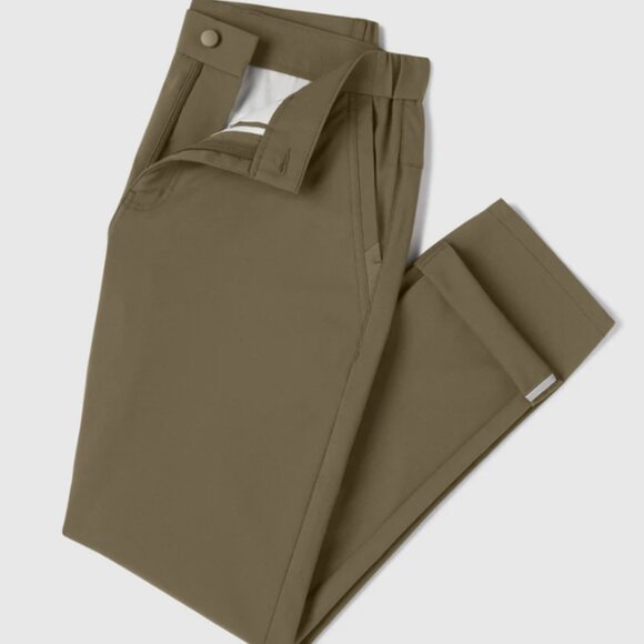 Jetsetter Tech Pant Straight - Olive Green - Picture 1 of 5